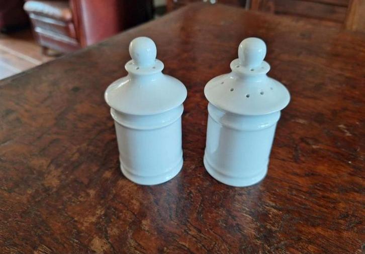 Oude Aardewerk Peper en Zout Stel/Tafelstukken, Antiek en Kunst, Antiek | Servies los, Ophalen of Verzenden