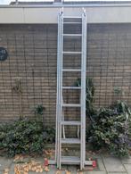 Aluminium Ladder - Uitschuifbaar, Doe-het-zelf en Verbouw, Ophalen, Gebruikt, Ladder, Opvouwbaar of Inschuifbaar