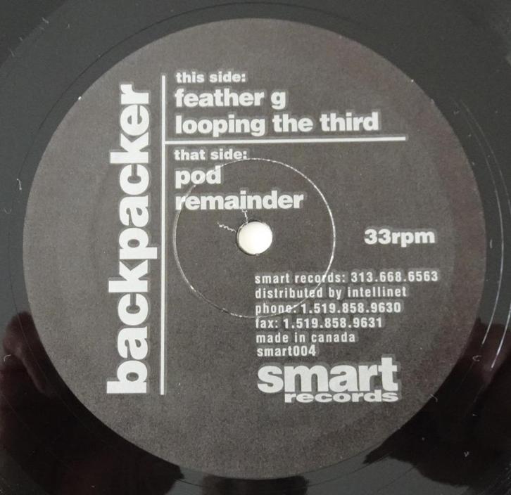 Backpacker - Backpacker 12'' Techno / IDM Vinyl 1996, Cd's en Dvd's, Vinyl | Dance en House, Zo goed als nieuw, Overige genres