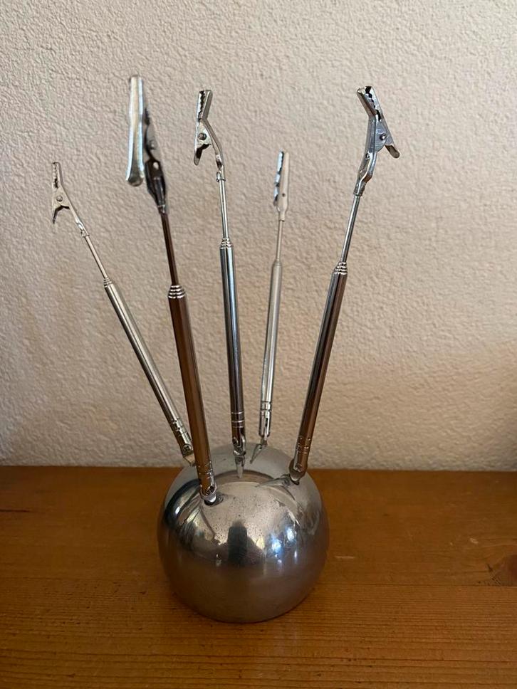 Sputnik - stijl  cliphouder, Verzamelen, Retro, Huis en Inrichting, Ophalen of Verzenden