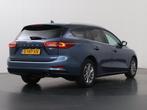 Ford Focus Wagon 1.0 EcoBoost Hybrid Titanium | Navigatie |, Auto's, 65 €/maand, Gebruikt, Blauw, Origineel Nederlands