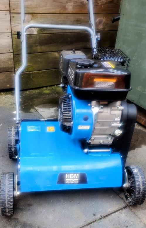 HBM Verticuteermachine Benzine 212cc – 4,3kW – Profession, Tuin en Terras, Verticuteermachines, Zo goed als nieuw, Benzine, Ophalen
