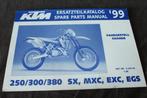 KTM 250 300 380 1999 parts catalog  chassis, Ophalen of Verzenden, Overige merken