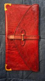 Gabrielle Paris Leren Clutch / Enveloppe Tas - Rood, Verzenden, Rood, Avondtasje