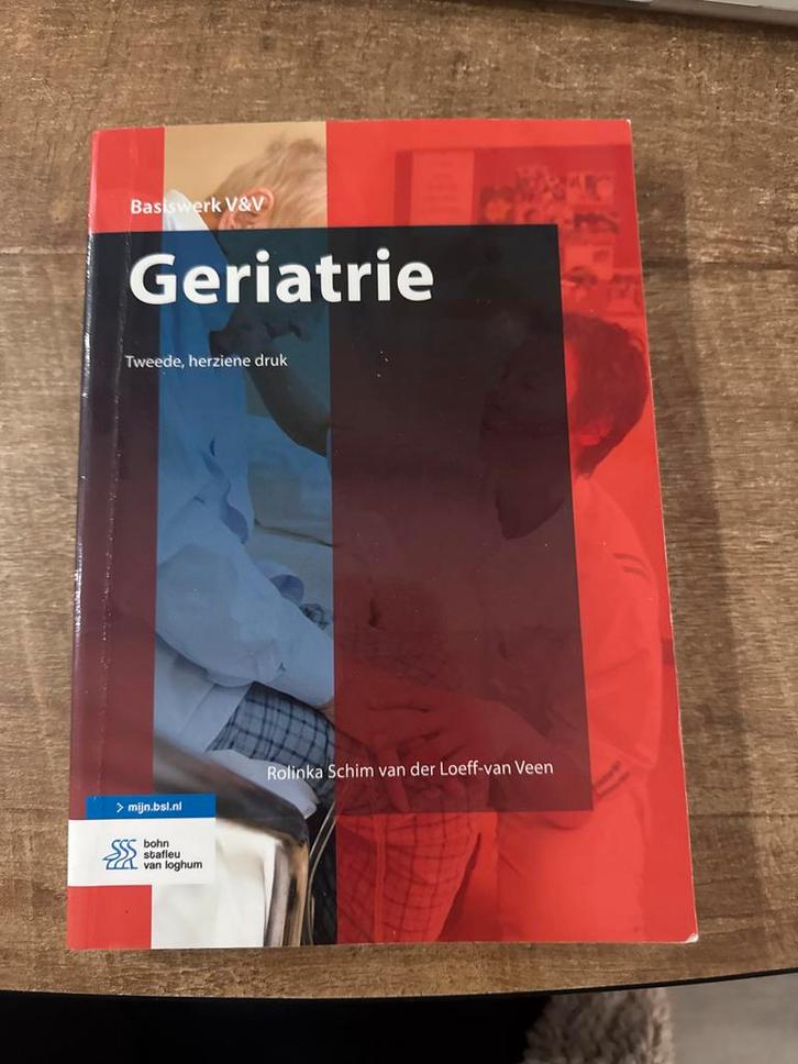 Geriatrie - Rolinka Schim van der Loeff-van Veen, Boeken, Studieboeken en Cursussen, Zo goed als nieuw, HBO, Ophalen of Verzenden