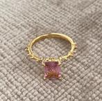 Prachtige ring met roze zirconia NEW, Sieraden, Tassen en Uiterlijk, Ringen, Verzenden