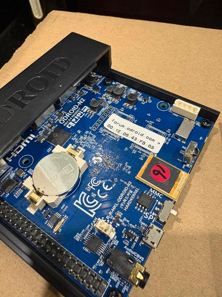 Odroid N2+ met 16GB eMMC met KODI geinstalleerd, Audio, Tv en Foto, Mediaspelers, Zo goed als nieuw, Minder dan 500 GB, HDMI, Ophalen