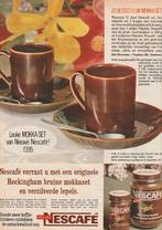 retro reclame 1965 Nescafé koffie Rockingham kopjes mokka, Verzenden, Overige typen