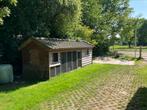 Kippenhok 550x200 cm met azobe fundering, Dieren en Toebehoren, Pluimvee | Toebehoren, Ophalen, Gebruikt, Kippenhok of Kippenren