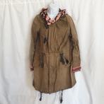 Stoere groene winterjas. Mt 38. Merk Maison Scotch, Maat 38/40 (M), Bruin, ., Ophalen of Verzenden
