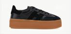 Hogan platform sneakers zwart mt 38 1/2 NIEUW, Verzenden, Zwart, Nieuw, Sneakers of Gympen