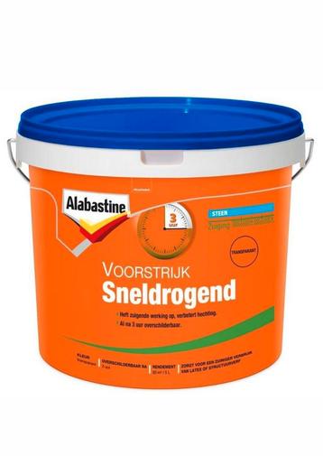 Alabastine voorstrijk, ongeopend, 5 liter beschikbaar voor biedingen