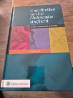 Grondtrekken van het Nederlandse strafrecht, Mr. M.J. Kronenberg en dr. B. de Wilde, Zo goed als nieuw, Gamma, HBO