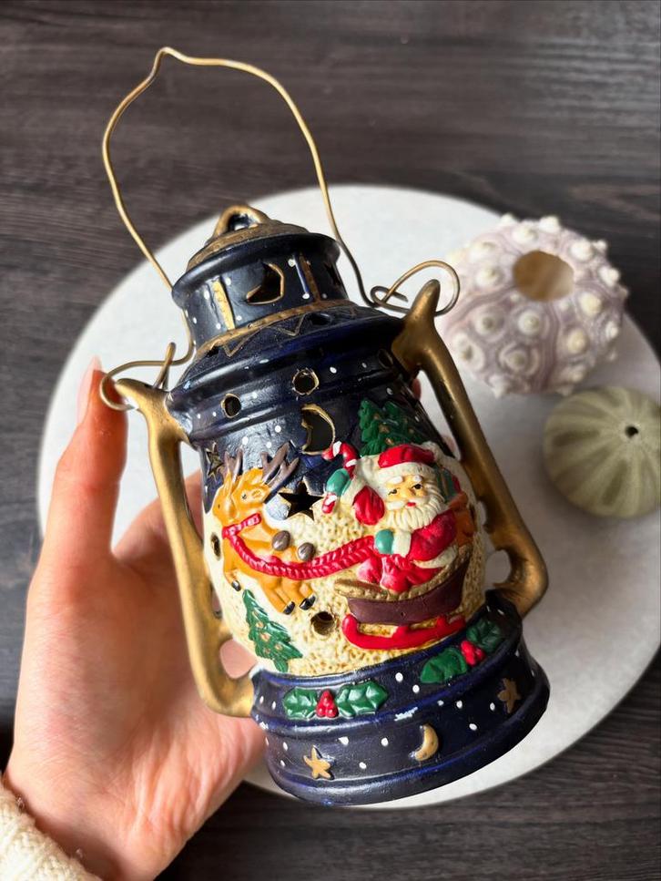 Kerst waxinelichthouder, Diversen, Kerst, Zo goed als nieuw, Ophalen of Verzenden