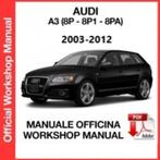 Audi A3 2003-2012 8P Workshop manual op DVD in PDF formaat, Verzenden