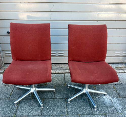 Artifort stoel stoelen buro eetkamer draaistoel design ‘60, Huis en Inrichting, Fauteuils, Gebruikt, Metaal, Stof, Overige materialen