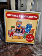 Reclamebord Frisdranken, Ophalen, Gebruikt, Frisdrank, Overige merken