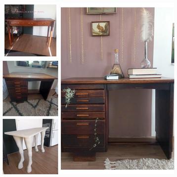 Diverse vintage meubelen te koop beschikbaar voor biedingen
