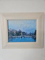 Niek van der Plas - De Magere Brug in Amsterdam, Ophalen of Verzenden