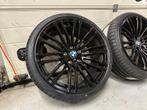 19inch BMW Black M3 Style Breedset Velgen! Nwe Banden 5x120, Auto-onderdelen, Banden en Velgen, 19 inch, Gebruikt, Banden en Velgen