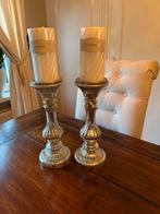 Riverdale Zilveren Kandelaars + Kaarsen - Uitstekende Staat, Ophalen, Wit, Zo goed als nieuw, Kandelaar