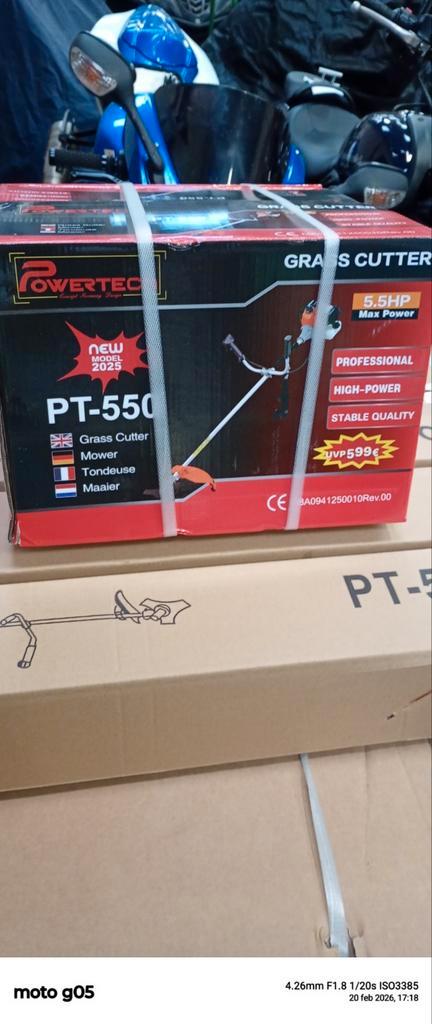 Bosmaaier grastrimmer benzine nieuw in doos powertech, Tuin en Terras, Grastrimmers, Nieuw, Ophalen of Verzenden