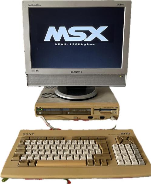 Sony HB-F700D MSX2 werkend, maar toetsenbord is defect!, Computers en Software, Vintage Computers, Ophalen