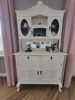 Antieke vintage brocante buffetkast, Queen Anne, kuif, toog, Ophalen