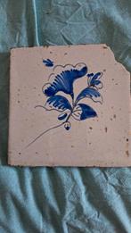 Tegel delfstblauw bloem, Antiek en Kunst, Verzenden