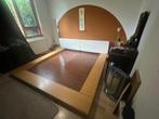 Futonbed futon bed, Huis en Inrichting, Ophalen, Gebruikt, Bruin, Tweepersoons