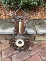 Antieke zwarte woud baro thermometer, Audio, Tv en Foto, Weerstations en Barometers, Ophalen of Verzenden, Gebruikt