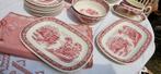 Compleet eetservies Old England Castillo rood, Antiek en Kunst, Ophalen