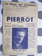 Pierrot , Emile van Herck , piano - accordeon, Gebruikt, Ophalen of Verzenden, Artiest of Componist, Accordeon
