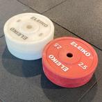 Eleiko Weightlifting Technique Plate set 15KG, Sport en Fitness, Fitnessmaterialen, Ophalen, Gebruikt, Overige typen
