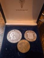 Cassette Herdenkingsmunten 1 & 2,5 Gulden + Munt, Ophalen of Verzenden, Koningin Beatrix, 1 gulden, Setje