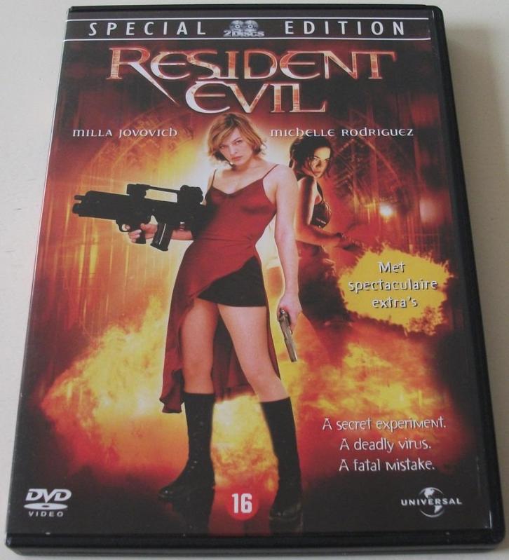 Dvd *** RESIDENT EVIL *** 2-Disc Boxset, Cd's en Dvd's, Dvd's | Horror, Zo goed als nieuw, Vampiers of Zombies, Boxset, Vanaf 16 jaar