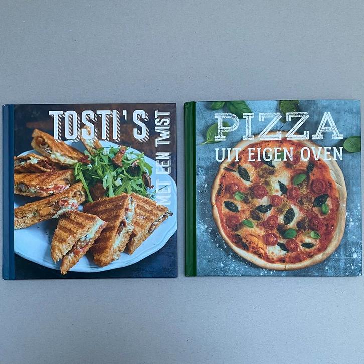 2 Boeken over tosti’s & pizza’s (NIEUW), Boeken, Kookboeken, Nieuw, Nederland en België, Ophalen of Verzenden