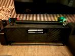 Zwarte Tv-kast - Zo goed als nieuw!, Ophalen, 100 tot 150 cm, Zo goed als nieuw, Minder dan 100 cm