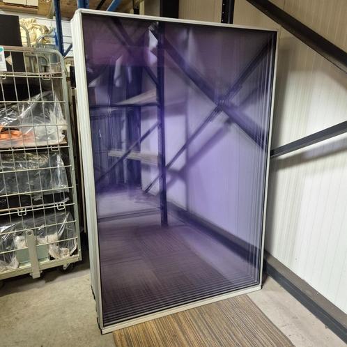 plexiglas windschermen met aluminium omranding 193x120 cm, Tuin en Terras, Tuinschermen, Zo goed als nieuw, Aluminium, 150 tot 200 cm