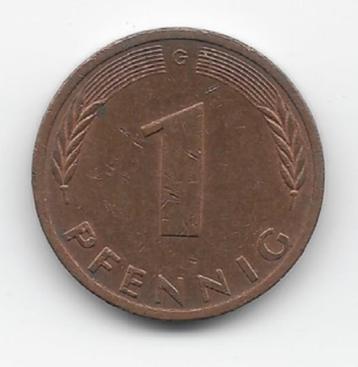 Duitsland 1 pfennig 1981 (G) KM# 105 beschikbaar voor biedingen