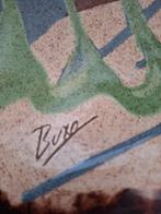 Mooie schaal van kunstenaar Thomas Bruxo, Antiek en Kunst, Antiek | Keramiek en Aardewerk, Ophalen of Verzenden