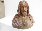 Antieke Gesigneerd beeld  Jezus buste Parentani België, Antiek en Kunst, Antiek | Religie, Ophalen of Verzenden