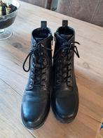 Leren enkellaarsjes maat 38, Ophalen of Verzenden, Gedragen, Zwart, Lage of Enkellaarzen