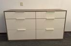 Eiken Dressoir Hoogglans Wit NIEUWSTAAT, Huis en Inrichting, Kasten | Dressoirs, Ophalen, 100 tot 150 cm, Zo goed als nieuw, Eikenhout