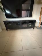 Tv kast, Ophalen, 150 tot 200 cm, Zo goed als nieuw, Glas