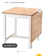 Ikea houten tafel - compact en stijlvol, Huis en Inrichting, Tafels | Eettafels, Ophalen, Gebruikt, 100 tot 150 cm, Tot twee personen