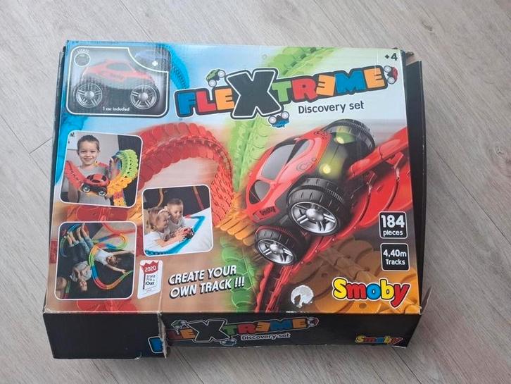 Smoby racebaan flextreme discovery, Kinderen en Baby's, Speelgoed | Racebanen, Elektrisch, Overige merken, Ophalen of Verzenden