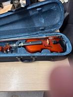 4/4 Viool met Koffer en Strijkstok, Muziek en Instrumenten, Strijkinstrumenten | Violen en Altviolen, Z, G, Viool, Ophalen of Verzenden