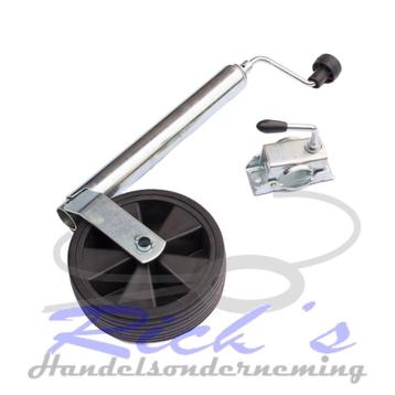 Neuswiel 48 mm kunststof velg breed wiel inclusief klem beschikbaar voor biedingen
