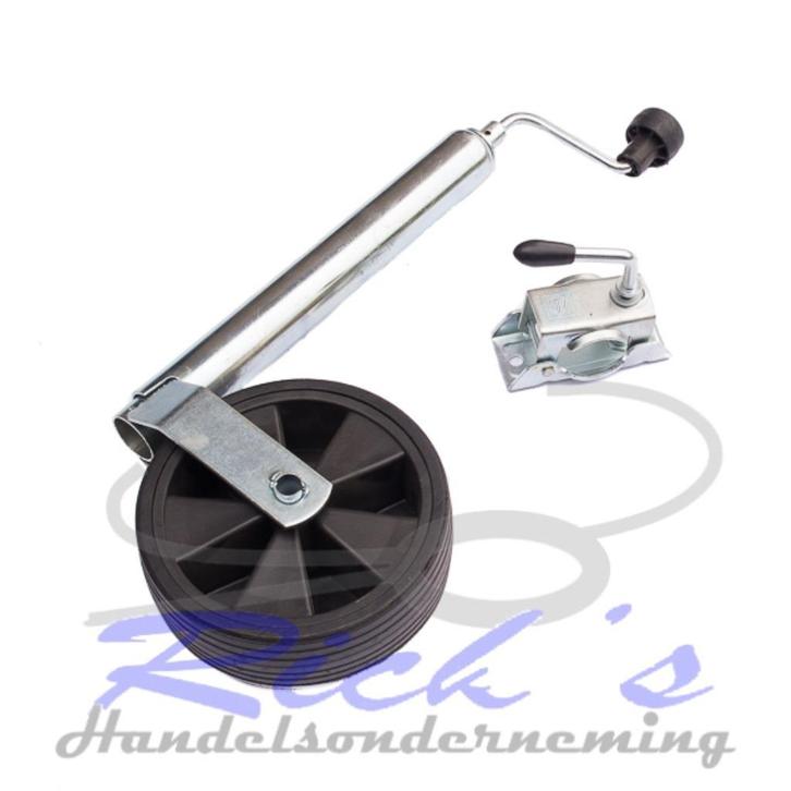 Neuswiel 48 mm kunststof velg breed wiel inclusief klem, Caravans en Kamperen, Caravan accessoires, Verzenden